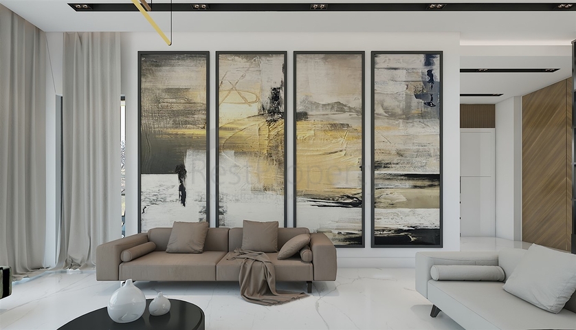 Комплекс вилл планировки 4+1 в районе Дёшемеалты - Анталия