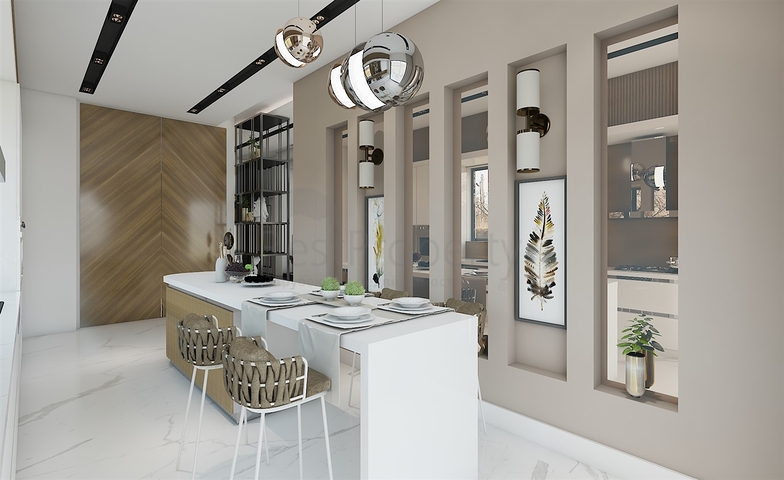 Комплекс вилл планировки 4+1 в районе Дёшемеалты - Анталия