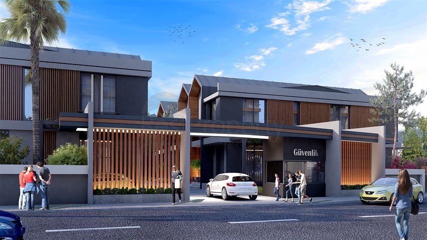 Комплекс вилл планировки 4+1 в районе Дёшемеалты - Анталия