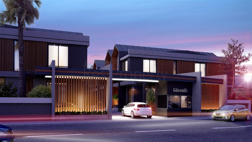 Комплекс вилл планировки 4+1 в районе Дёшемеалты - Анталия