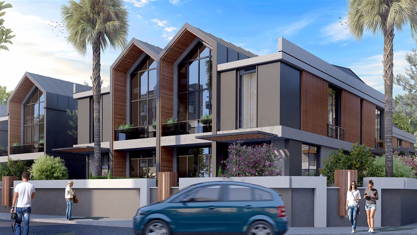 Комплекс вилл планировки 4+1 в районе Дёшемеалты - Анталия