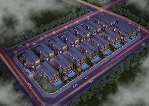 Комплекс вилл планировки 4+1 в районе Дёшемеалты - Анталия