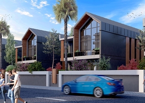 Комплекс вилл планировки 4+1 в районе Дёшемеалты - Анталия