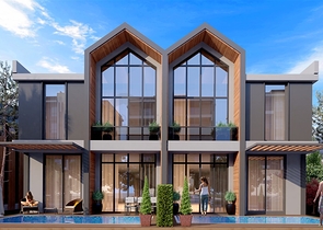 Комплекс вилл планировки 4+1 в районе Дёшемеалты - Анталия