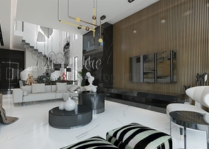 Комплекс вилл планировки 4+1 в районе Дёшемеалты - Анталия