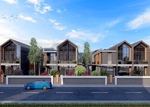 Комплекс вилл планировки 4+1 в районе Дёшемеалты - Анталия