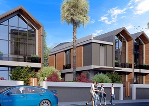 Комплекс вилл планировки 4+1 в районе Дёшемеалты - Анталия