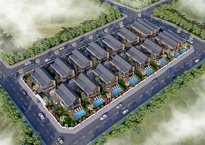 Комплекс вилл планировки 4+1 в районе Дёшемеалты - Анталия