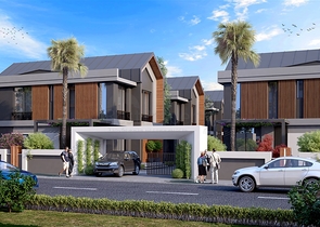 Комплекс вилл планировки 4+1 в районе Дёшемеалты - Анталия