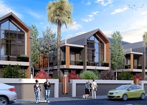 Комплекс вилл планировки 4+1 в районе Дёшемеалты - Анталия