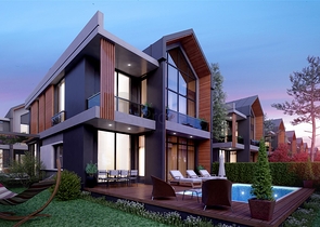 Комплекс вилл планировки 4+1 в районе Дёшемеалты - Анталия