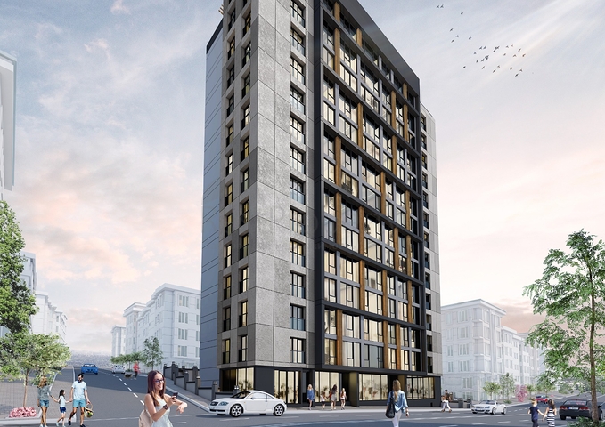 Проект в деловом районе Стамбула 