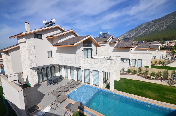 Вилла планировки 3+1,5+1 в районе Фетхие 