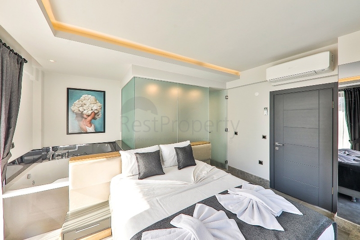 Вилла планировки 3+1 в районе Фетхия 