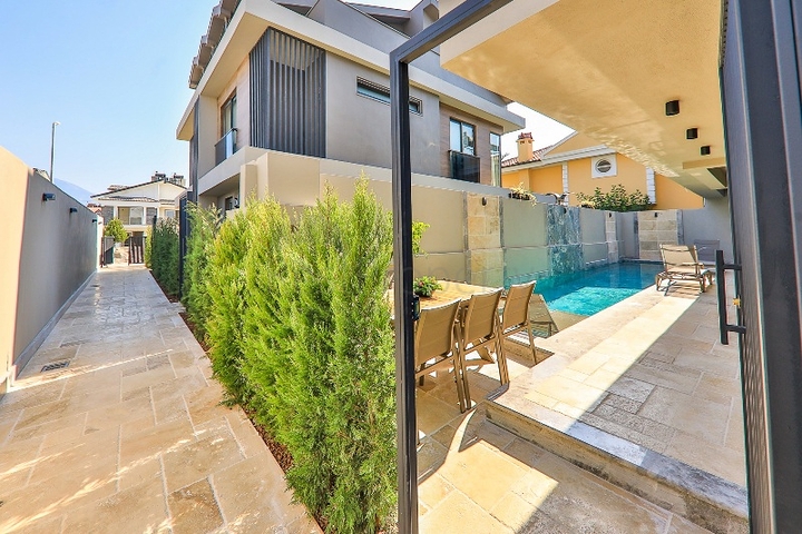 Вилла планировки 3+1 в районе Фетхия 