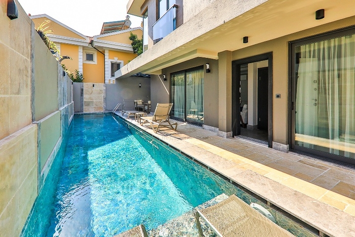 Вилла планировки 3+1 в районе Фетхия 