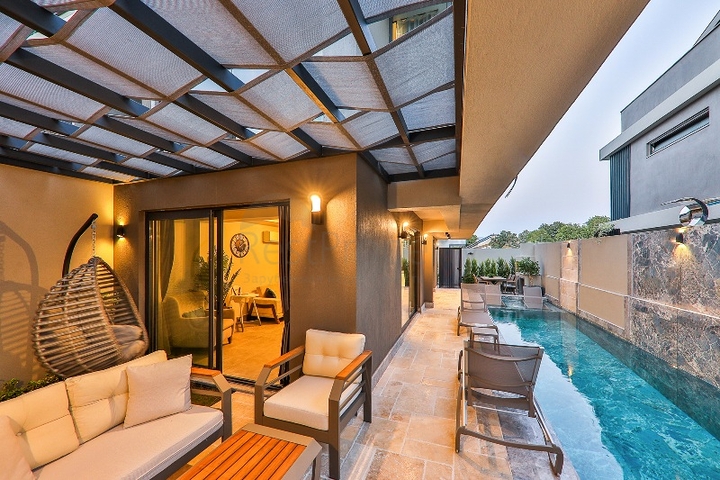 Вилла планировки 3+1 в районе Фетхия 