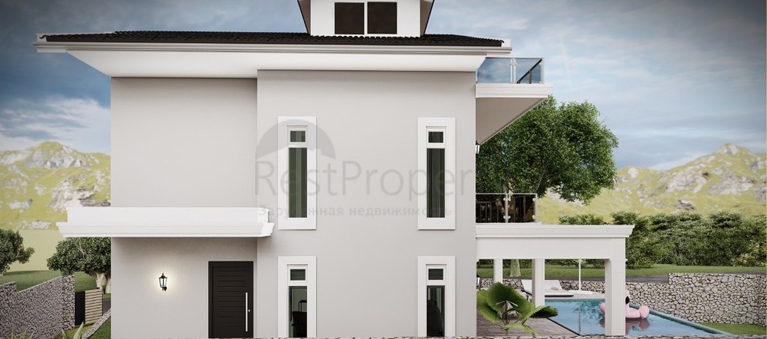 Уютная вилла планировки 4+1 в районе Фетхие 