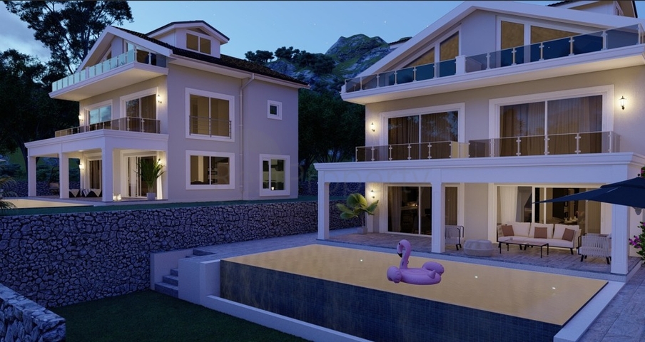 Уютная вилла планировки 4+1 в районе Фетхие 