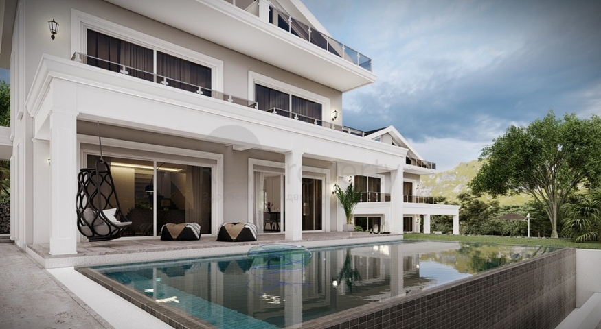 Уютная вилла планировки 4+1 в районе Фетхие 