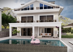 Уютная вилла планировки 4+1 в районе Фетхие 