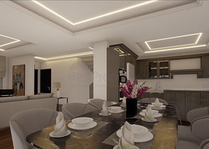 Уютная вилла планировки 4+1 в районе Фетхие 