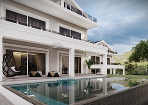 Уютная вилла планировки 4+1 в районе Фетхие 