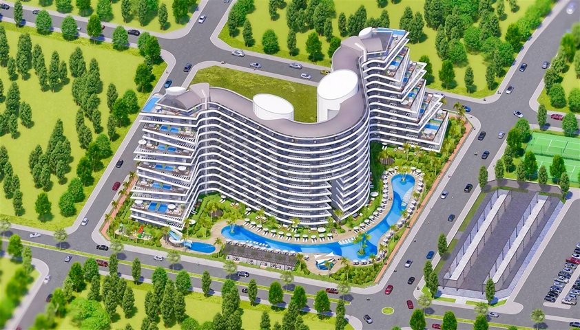 Инвестиционный проект класса люкс в микрорайоне Алтынташ - Анталия 