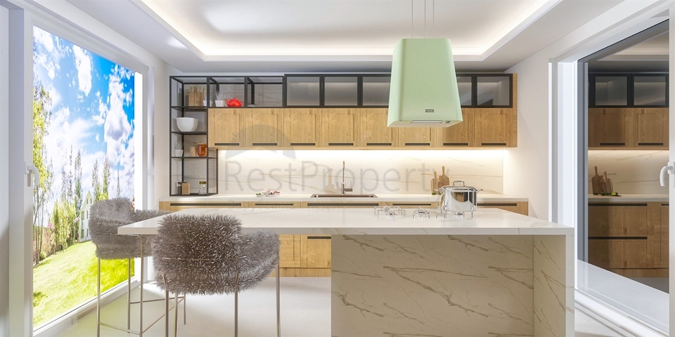 Уютная вилла планировки 4+1 в районе Дошемеалты - Анталия 