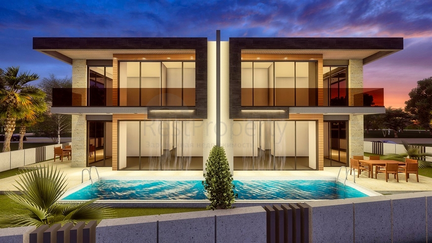 Уютная вилла планировки 4+1 в районе Дошемеалты - Анталия 