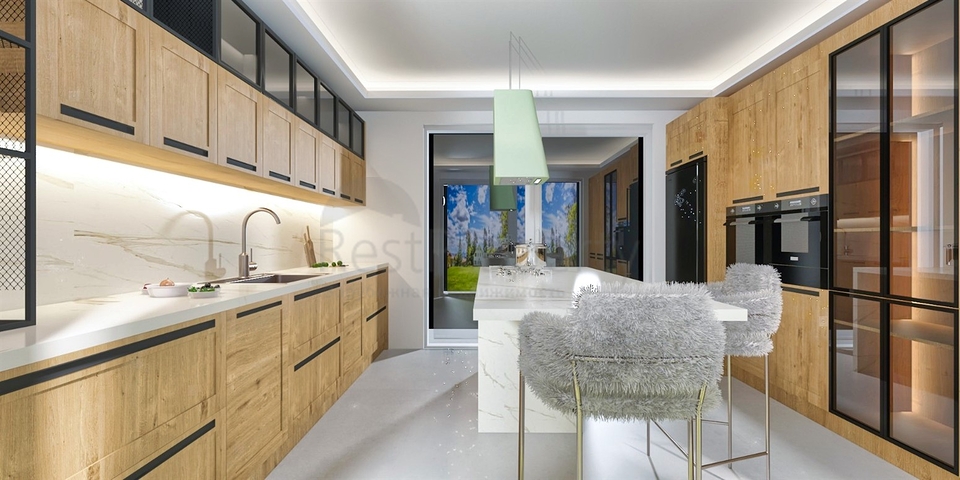 Уютная вилла планировки 4+1 в районе Дошемеалты - Анталия 