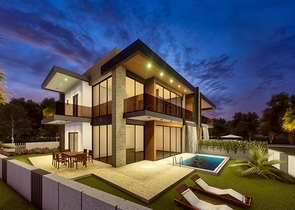 Уютная вилла планировки 4+1 в районе Дошемеалты - Анталия 