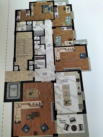 Инвестиционный проект в районе Кепез - Анталия 