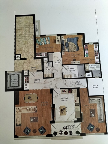 Инвестиционный проект в районе Кепез - Анталия 