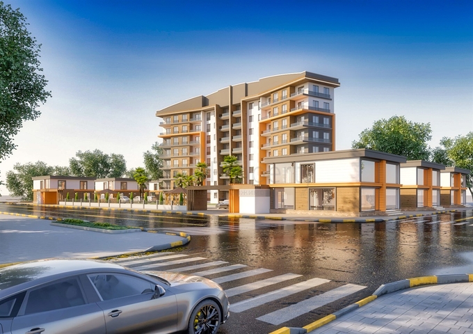 Квартиры планировки 2+1 в микрорайоне Алтынташ - Анталия 