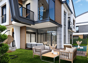 Виллы планировки 4+2 и 6+2 в районе Дошемеалты - Анталия 