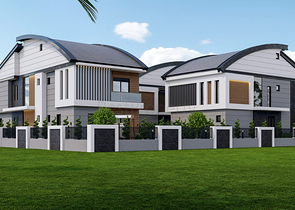 Виллы планировки 4+2 и 6+2 в районе Дошемеалты - Анталия 