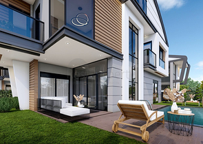 Виллы планировки 4+2 и 6+2 в районе Дошемеалты - Анталия 