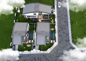 Виллы планировки 4+2 и 6+2 в районе Дошемеалты - Анталия 