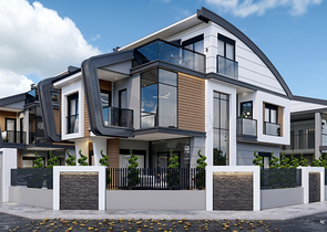 Виллы планировки 4+2 и 6+2 в районе Дошемеалты - Анталия 