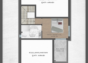 Виллы планировки 4+2 и 6+2 в районе Дошемеалты - Анталия 