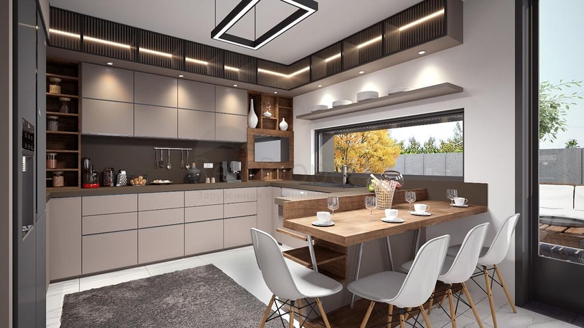 Трехэтажная вилла планировки 5+1 в районе Дошемеалты - Анталия 