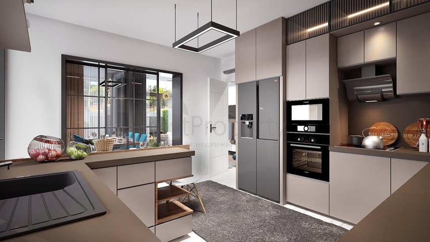 Трехэтажная вилла планировки 5+1 в районе Дошемеалты - Анталия 