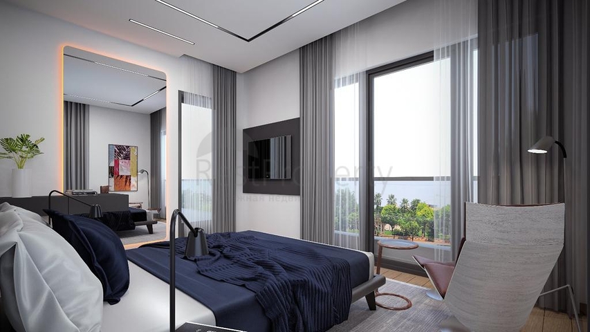 Трехэтажная вилла планировки 5+1 в районе Дошемеалты - Анталия 