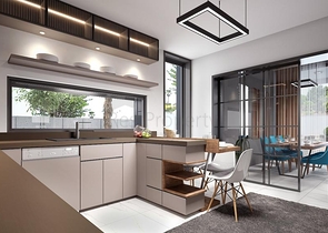 Трехэтажная вилла планировки 5+1 в районе Дошемеалты - Анталия 