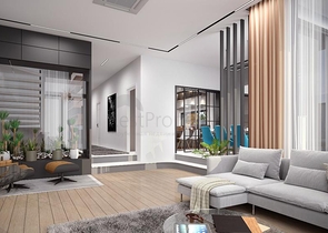 Трехэтажная вилла планировки 5+1 в районе Дошемеалты - Анталия 