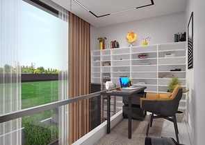 Трехэтажная вилла планировки 5+1 в районе Дошемеалты - Анталия 