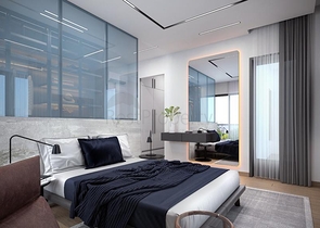 Трехэтажная вилла планировки 5+1 в районе Дошемеалты - Анталия 