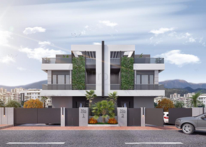 Трехэтажная вилла планировки 5+1 в районе Дошемеалты - Анталия 