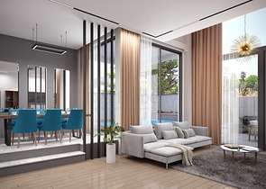 Трехэтажная вилла планировки 5+1 в районе Дошемеалты - Анталия 